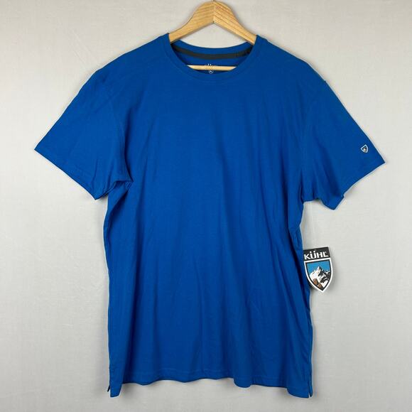 Kuhl Bravado Shirt Rally Blue Short Sleeve Crew Neck 7200 Men's Size XL - Picture 1 of 13